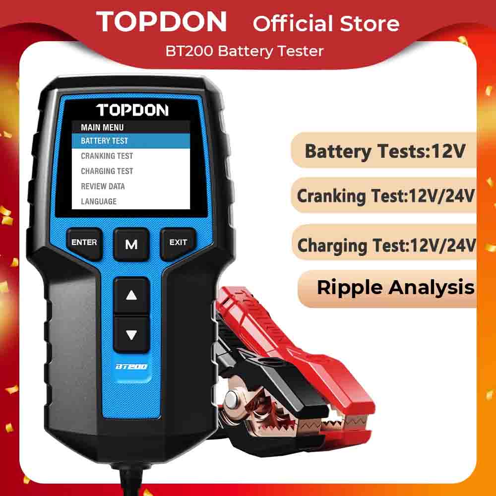 Topdon Tc001 Thermal Camera - TOPDON BT200 przenośny tester akumulatora ładowanie