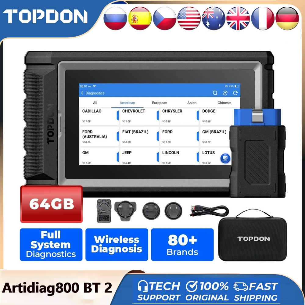 Topdon Tc001 Thermal Camera - TOPDON ArtiDiag800 BT 2 Narzędzie Diagnostyczne