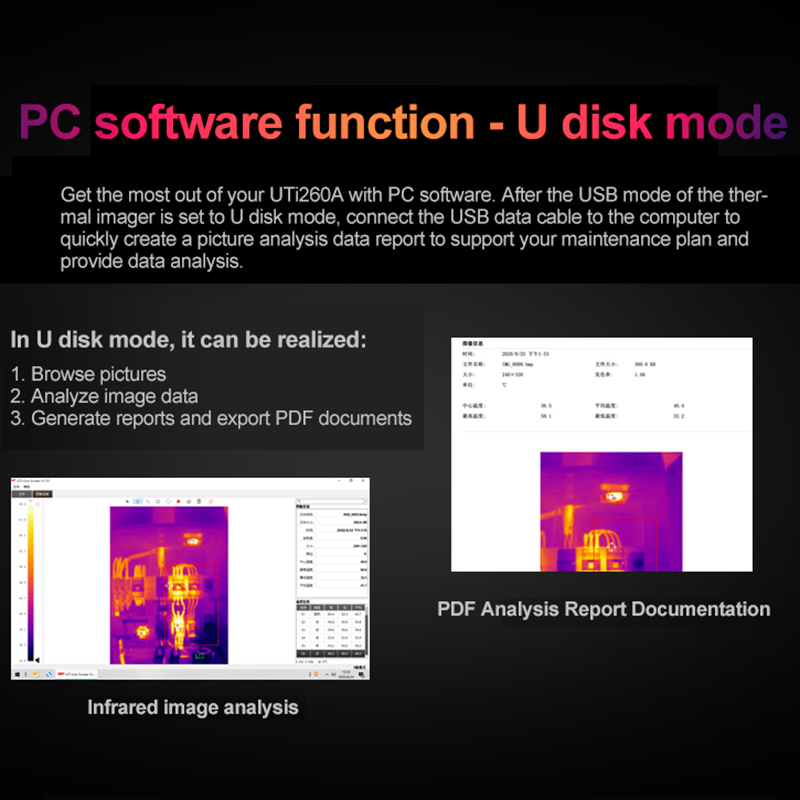 Kamera termowizyjna UNI-T UTI2 – Nf 521 Thermal Imaging Camera recenzja i cena