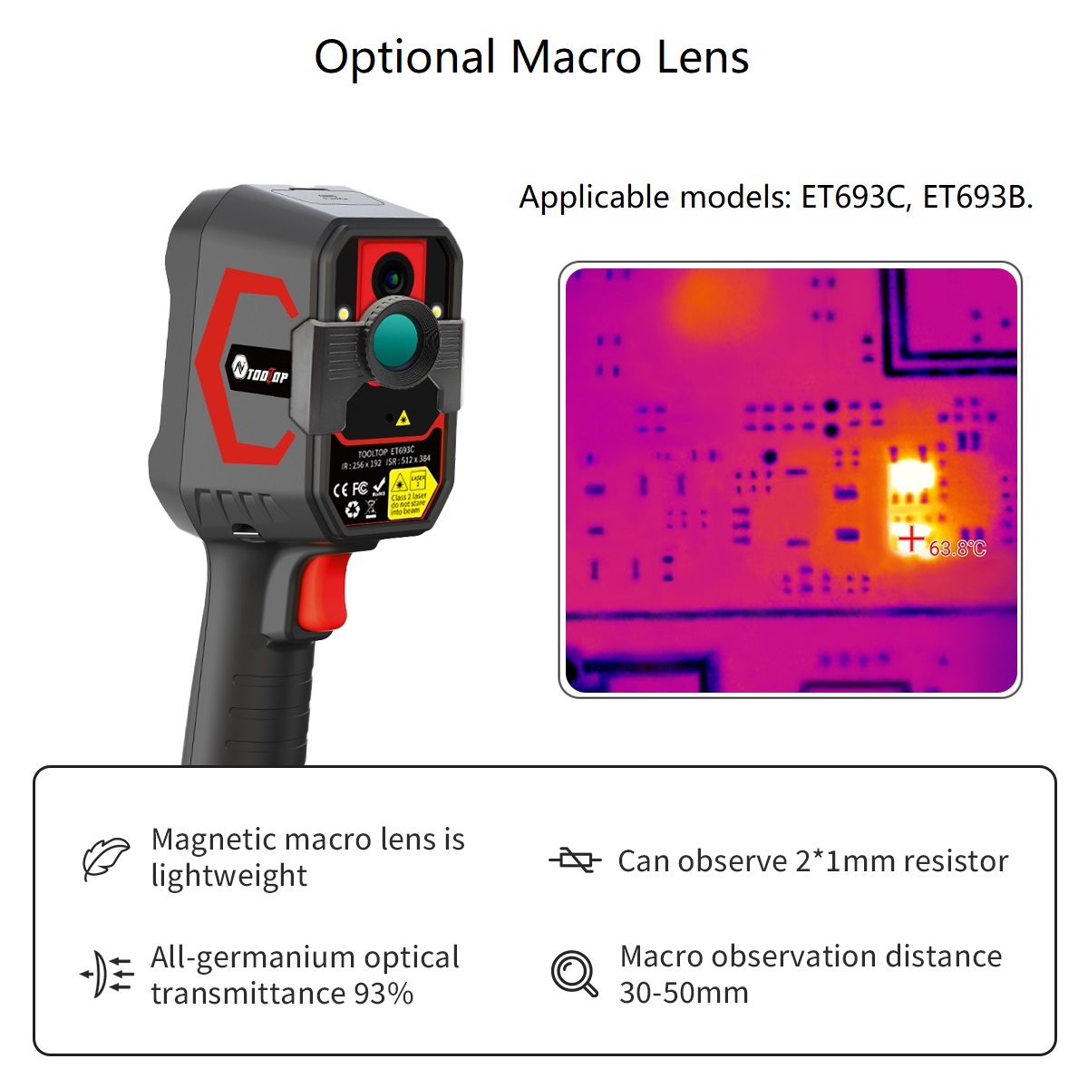 TOOLTOP ET693C Kamera Termowiz – Nf 521 Thermal Imaging Camera recenzja i cena