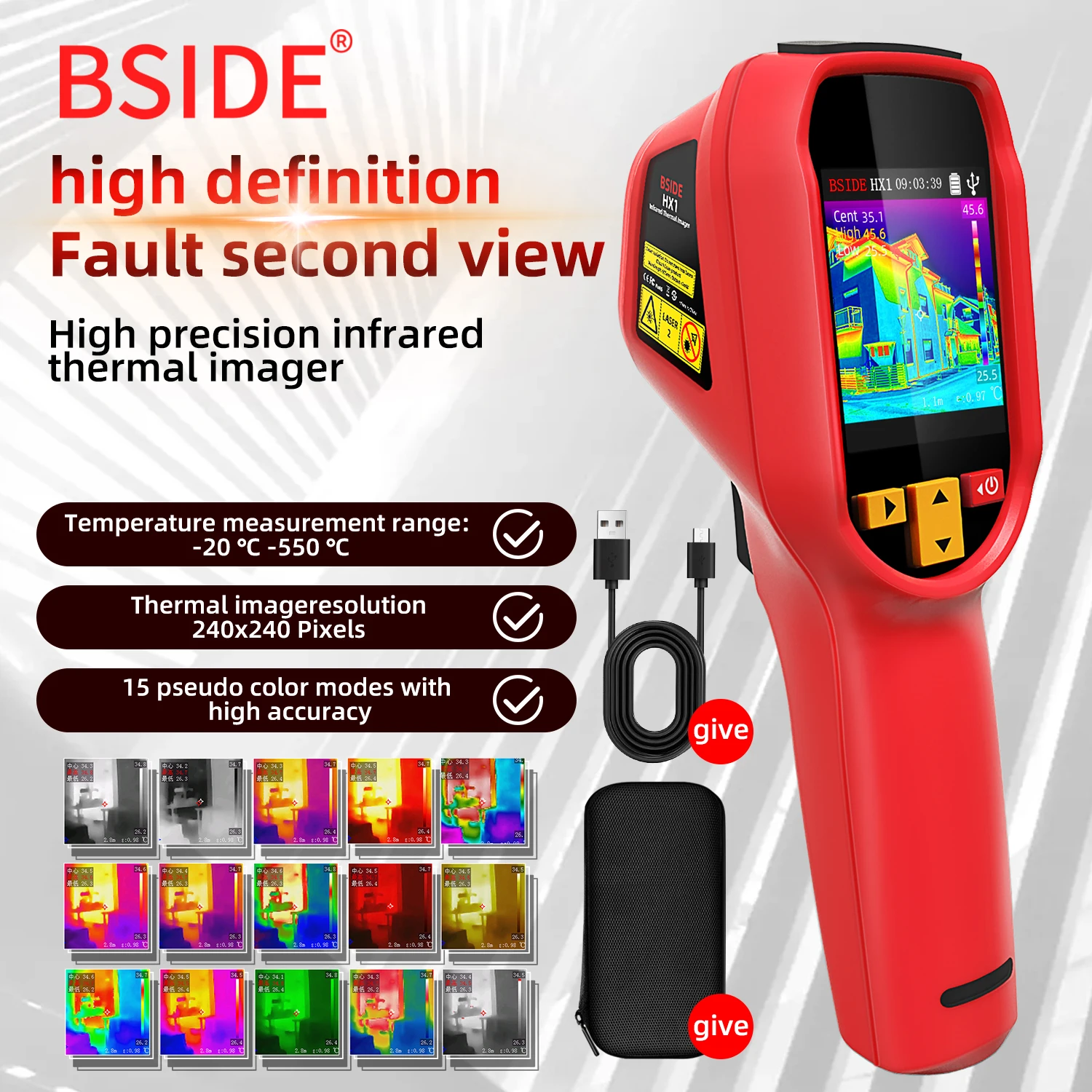 Kamera termowizyjna BSIDE HX1  – Thermal Imager Pcb Repair recenzja i cena