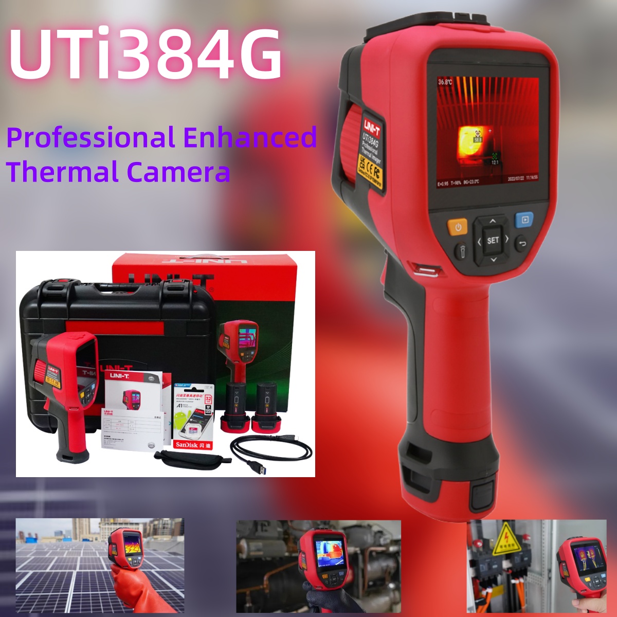 Profesjonalna kamera termowizy – Thermal Camera Type C 384X288 recenzja i cena