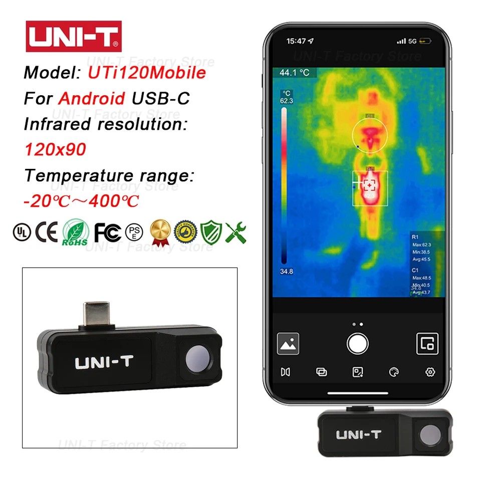 Kamera termowizyjna na podczer – Thermal Imaging Camera 256X192 recenzja i cena